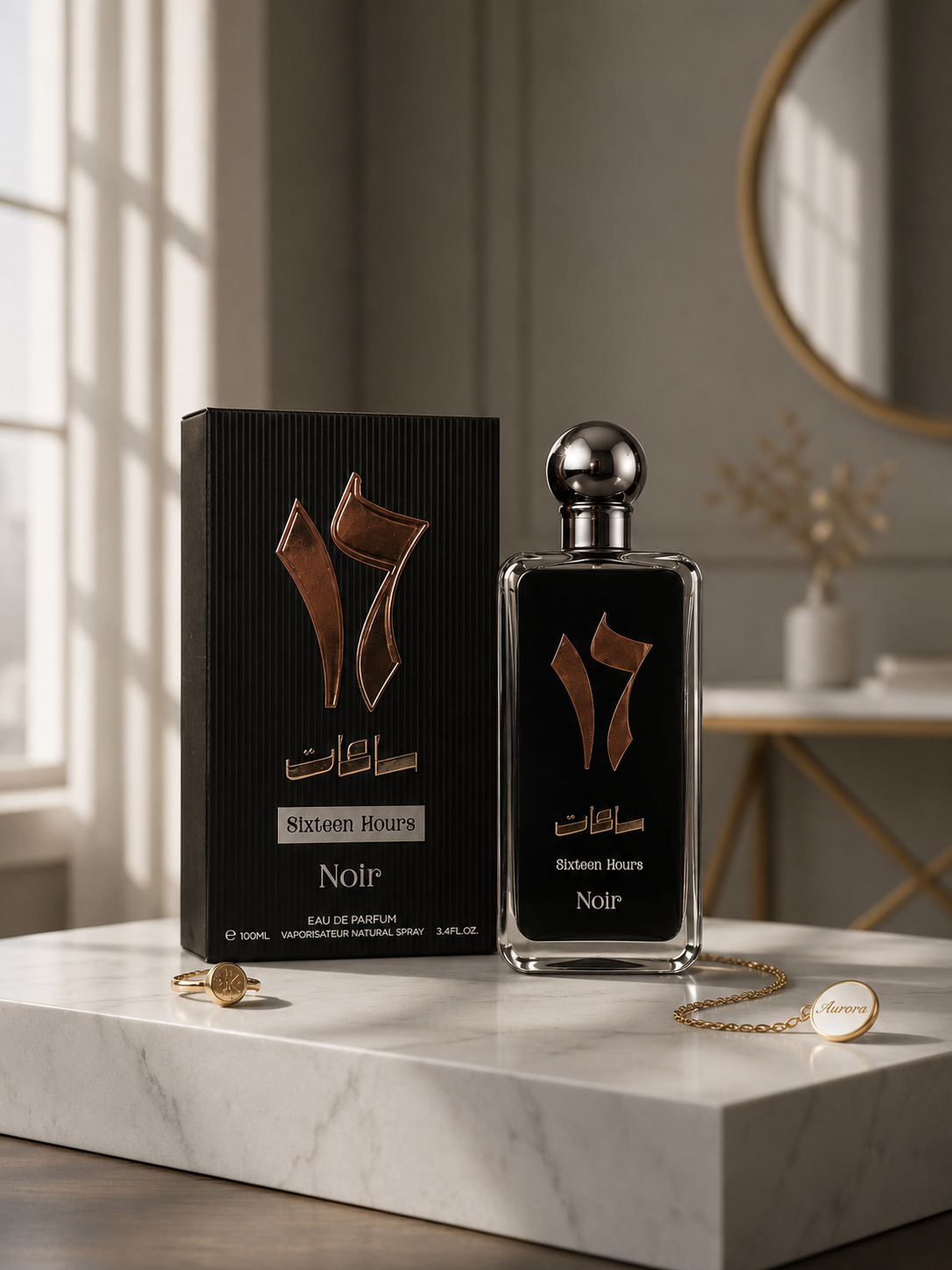 AFAQ Sixteen Hours Noir – Eau de Parfum 100 ml